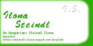 ilona steindl business card